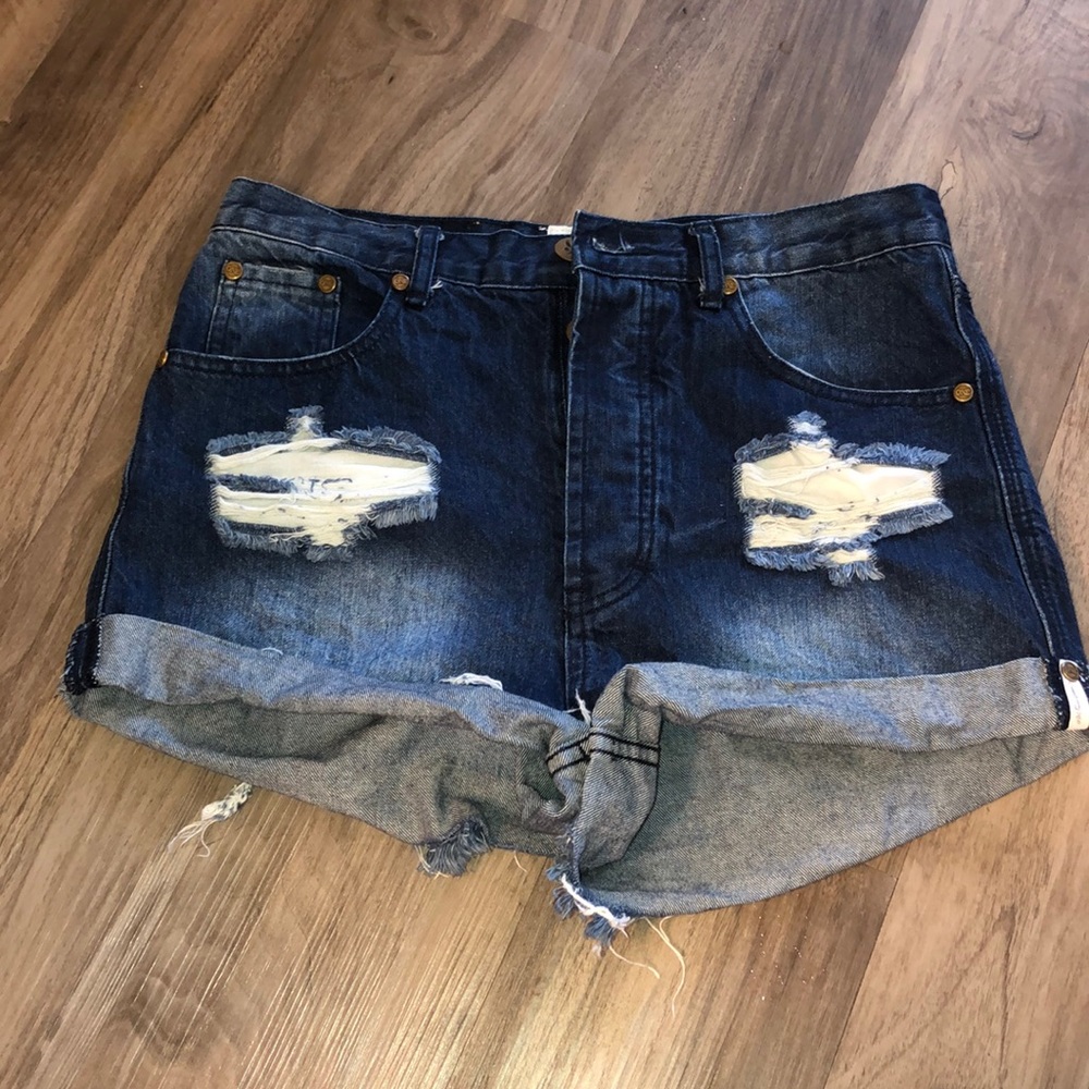 One Teaspoon Outlaws Jean Shorts